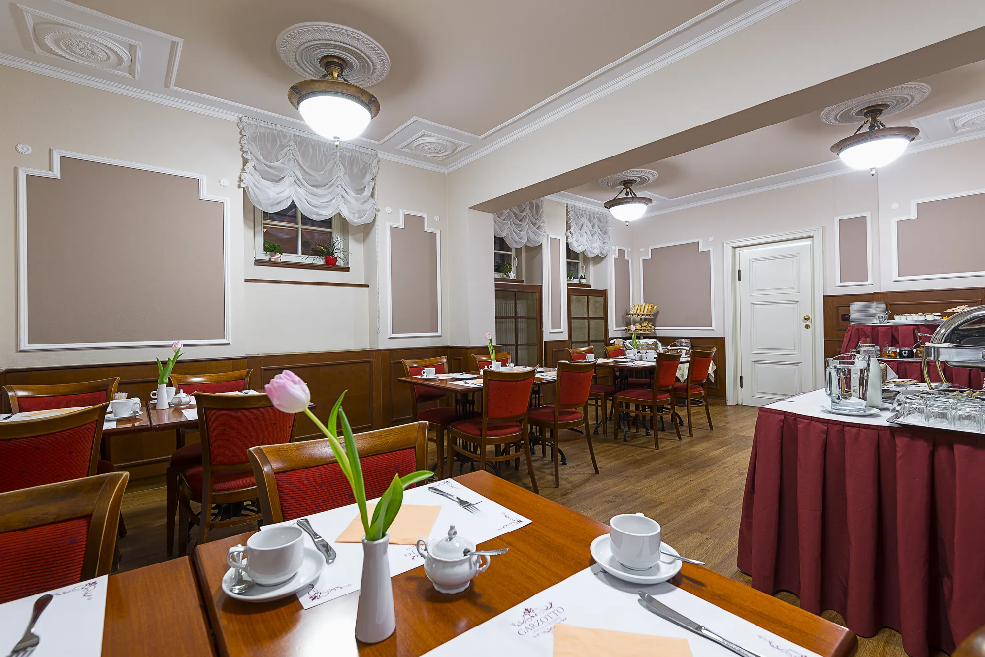Snídaně v Boutique Hotel Romanza
