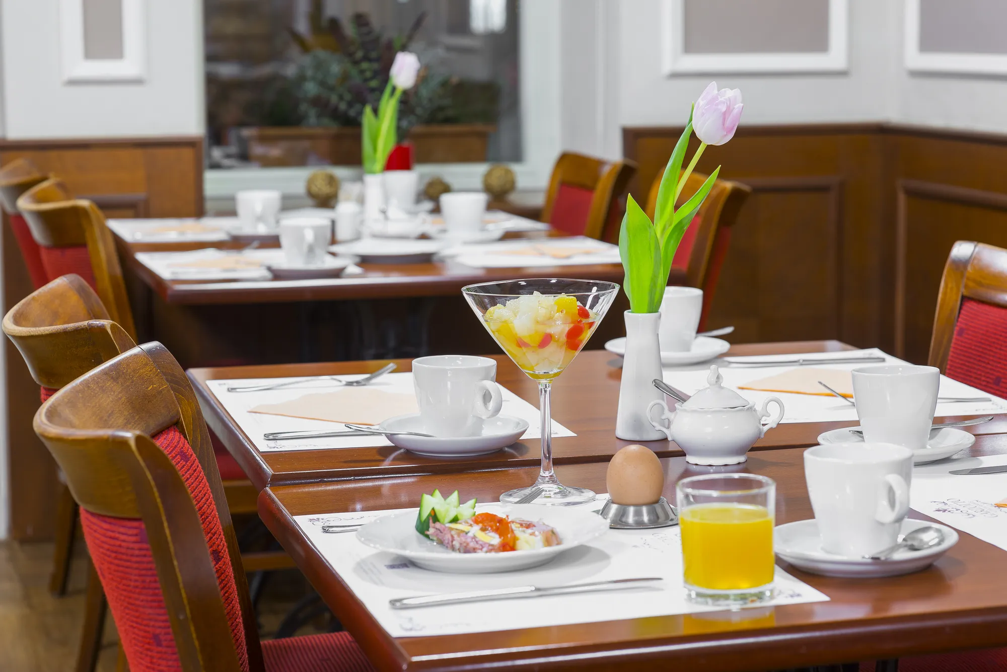 Snídaňová nabídka v Boutique Hotel Romanza